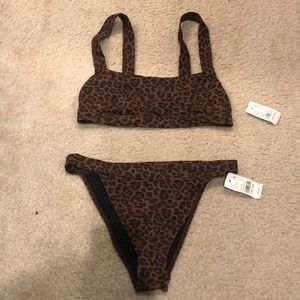 Cheetah bathing suit